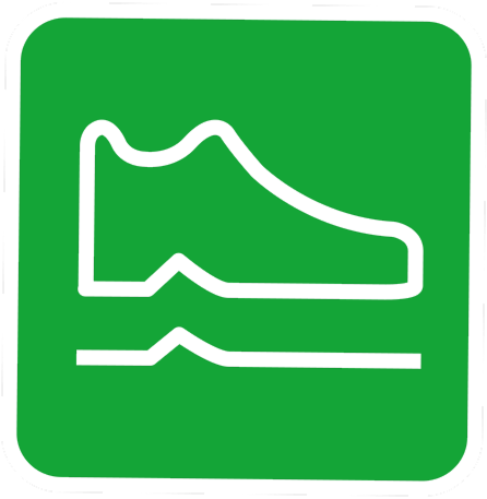 Symbol eines Schuhs
